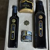 Coffret cadeau alimentaire Maroc produits du terroir marocain huile d’olive huile d’argan safran amlou Maroc