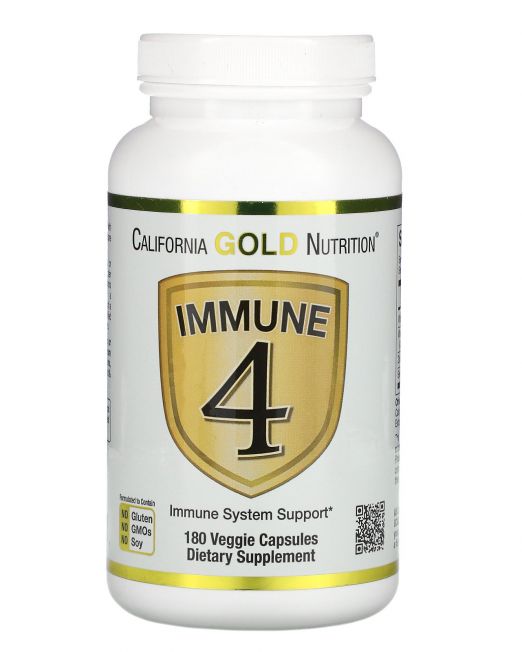 California Gold Nutrition Immune4 Renforcement du système immunitaire