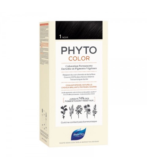 Coloration Cheveux Phytocolor 1 Noir Phyto Maroc