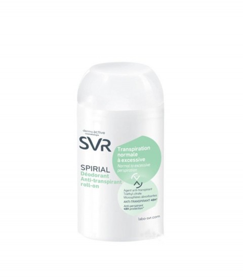 Spirial Roll On 50 ml Transpiration Normale a Excessive SVR Maroc