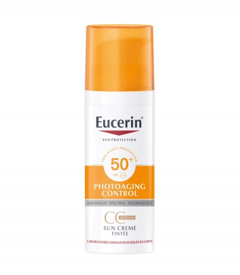 Crème Sun Protection CC Medium SPF50+ 50 ml Eucerin Maroc