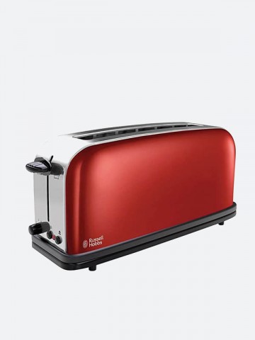 Grille Pain Colours Plus Rouge Flamboyant Russell Hobbs Maroc