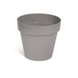 POT DE FLEURS CUBE EFFET BÉTON GRIS 400MM H354MM 29 LITRES MAROC