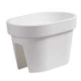 POT DE FLEURS POUR BALCON LOFLY BLANC 396MMX266MMX250MM 12,3 LITRES MAROC