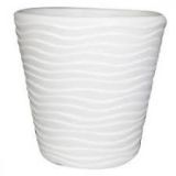 POT DE FLEURS WAVE BLANC 478MM H450MM 52 LITRES MAROC