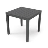 Table Bali Carrée Anthracite Maroc