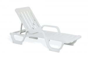 Bain de Soleil Malibu Blanc en Polypropylene Maroc