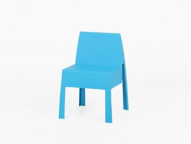 Chaise enfant Maya bleu Maroc