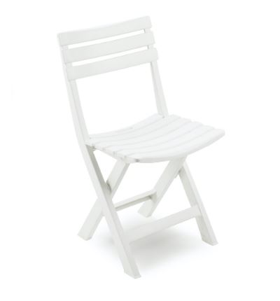 Chaise pliante birki blanche Maroc