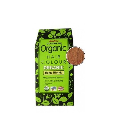 Coloration Cheveux Bio Végétale Blond Doré 100g Radico Maroc