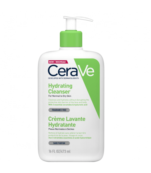 Crème Lavante Hydratante 473 ml Cerave Maroc