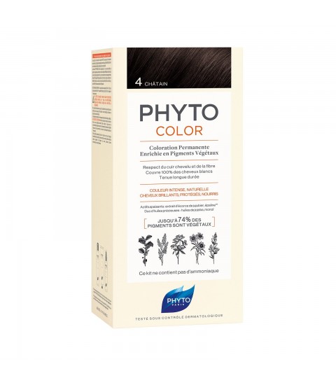 Coloration Cheveux Phytocolor 4 Chatain Phyto Maroc