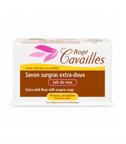 Savon Surgras Lait de Rose 250g Roge Cavailles Maroc