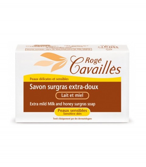 Savon Surgras Lait et Miel 150g Roge Cavailles Maroc