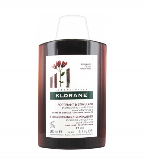 Shampooing Aux Vitamines B Quinine Klorane 200 ml Maroc