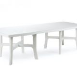 Table Trio Plus Rectangulaire Extensible Blanc Maroc