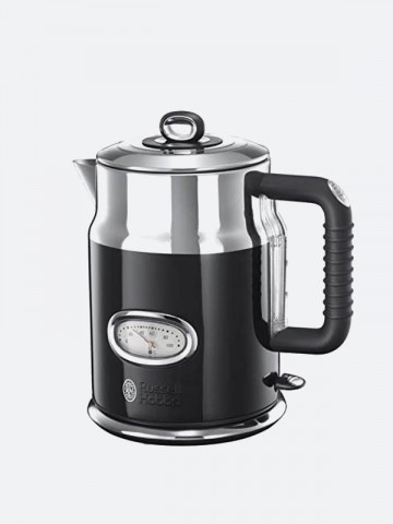 Bouilloire avec Jauge de Température Retro Noir Ruban Russell Hobbs Maroc