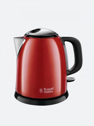 Bouilloire Compacte Colours Plus Rouge Russell Hobbs Maroc