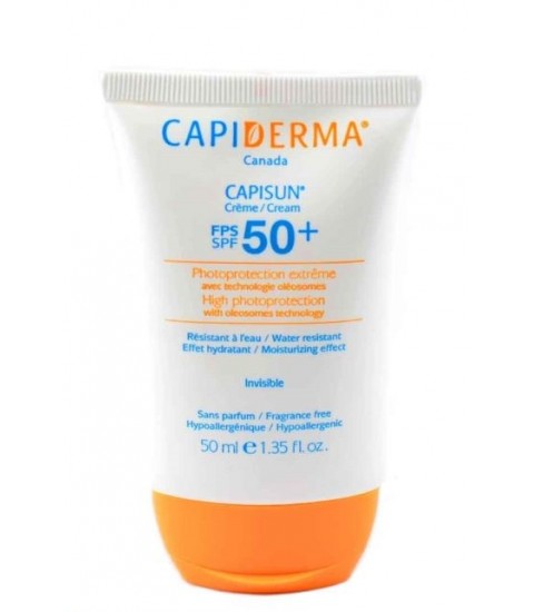 Crème Invisible Capisun SPF50+ Capiderma Maroc