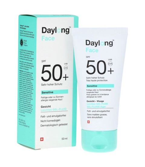 Crème Gel Légère Sensitive SPF50+ 50 ml Face Daylong Maroc