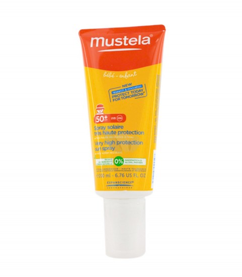 Spray Solaire Très Haute Protection 200 ml Mustela Maroc