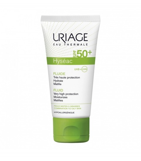 Fluide Solaire Hyséac SPF50+ 50 ml Uriage Maroc