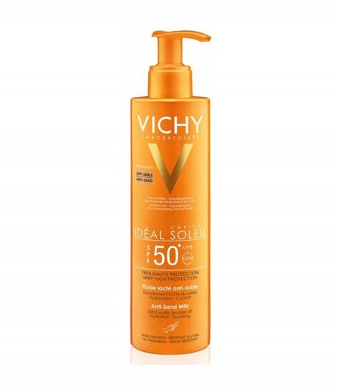 Idéal Soleil Fluide Lacté SPF50+ Anti Sable 200 ml Vichy Maroc