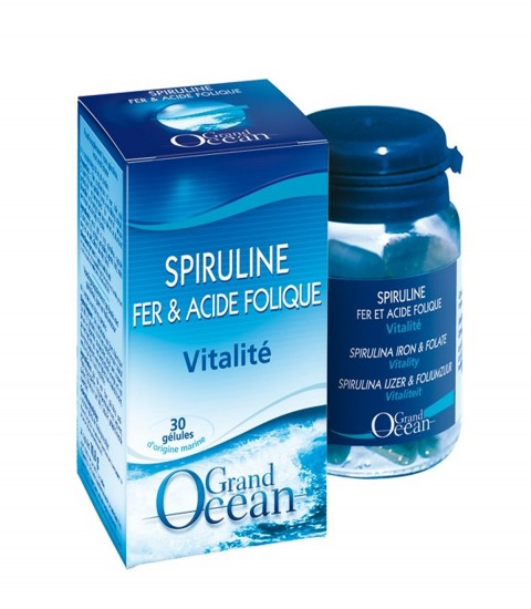 spiruline fer acide folique Maroc